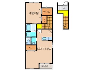 エスペランサ壱番館の物件間取画像